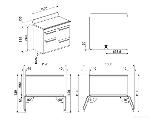 Smeg TR4110IP2
