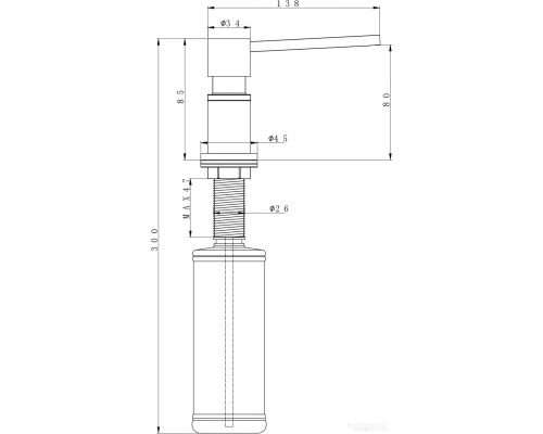 Paulmark Kraft D003-BR (бронзовый)