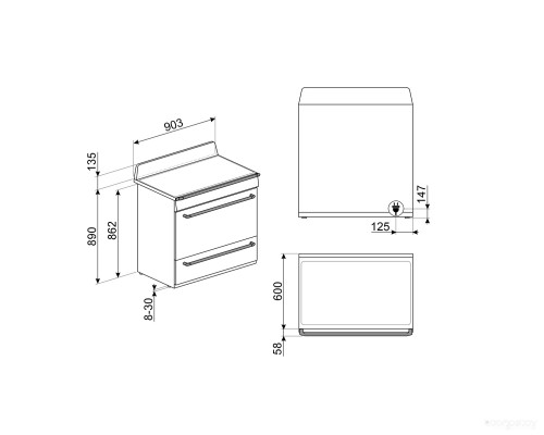 Smeg TR90IBL2