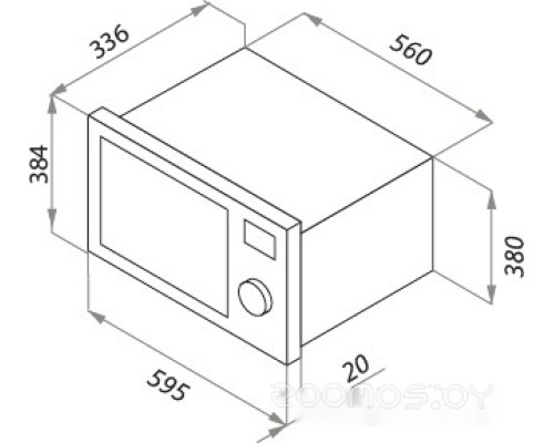 Микроволновая печь HOMSair MOB201S