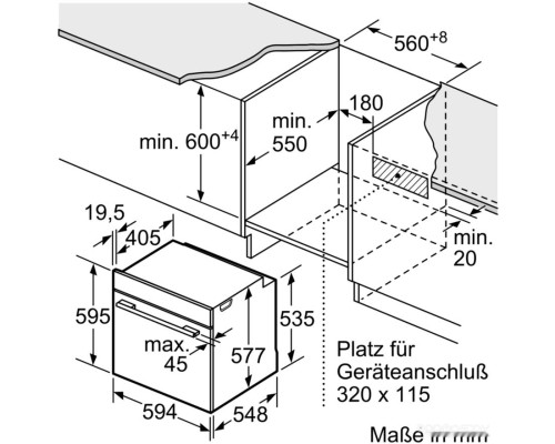 Духовой шкаф Bosch HSG636BB1