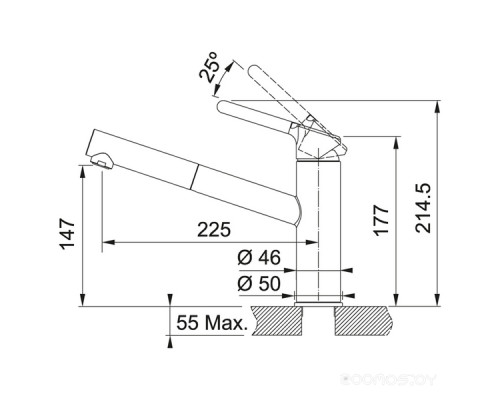 Franke Orbit Pull Out 115.0623.139 (полярный белый)
