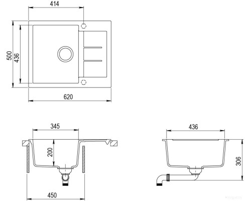 AquaSanita Tesa SQT 102 111 AW silica