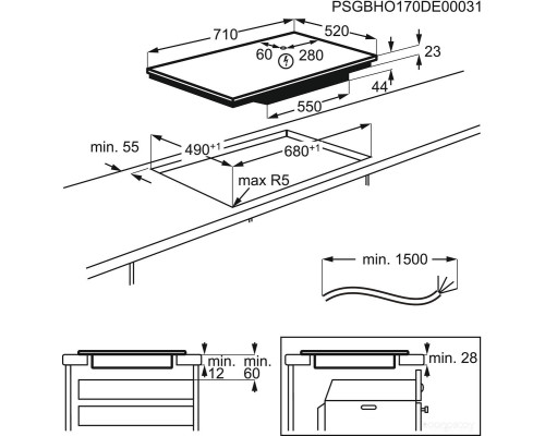 Варочная панель Electrolux EIV734