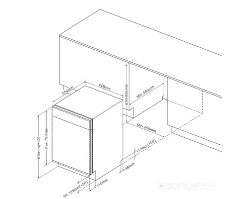 Посудомоечная машина Kuppersberg GLM 4537