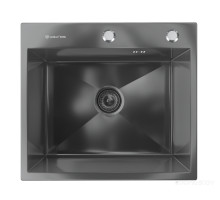 Ulgran STEEL 500x450 черная брашированная сталь