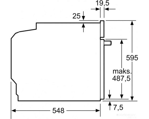 Духовой шкаф Bosch HBT537FB0