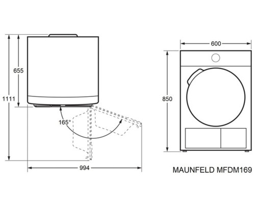 Maunfeld MFDM169S