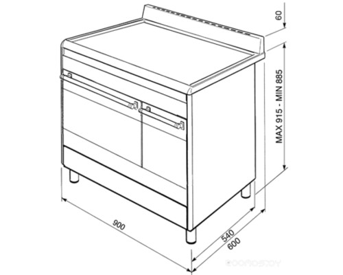 Smeg SUK92CMX9