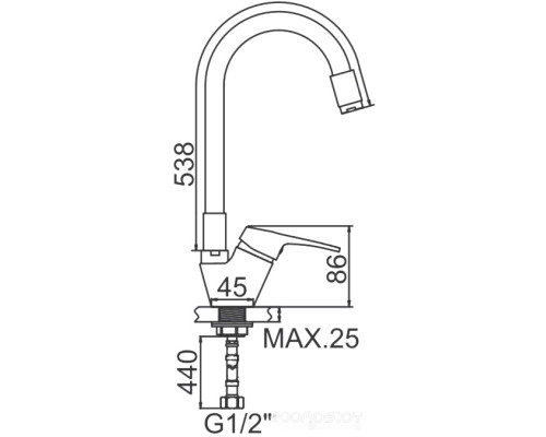 Ledeme L4153-4 (хром/желтый)