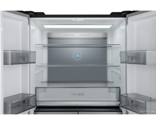 Weissgauff WCD 590 Nofrost Inverter Premium Biofresh Black Glass