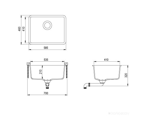 AquaSanita Arca SQA 102 111 W silica