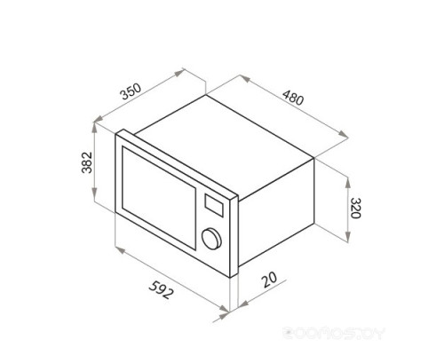 Микроволновая печь Maunfeld XBMO202S