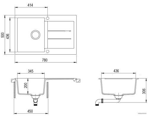AquaSanita Tesa SQT 101 111 AW silica