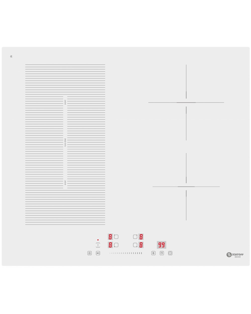 Варочная панель Schtoff I6S07B White