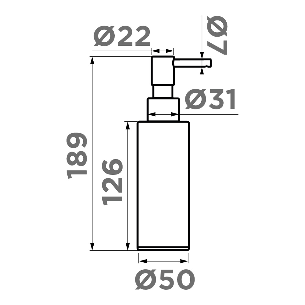 Дозатор Omoikiri OM-06 GB графит
