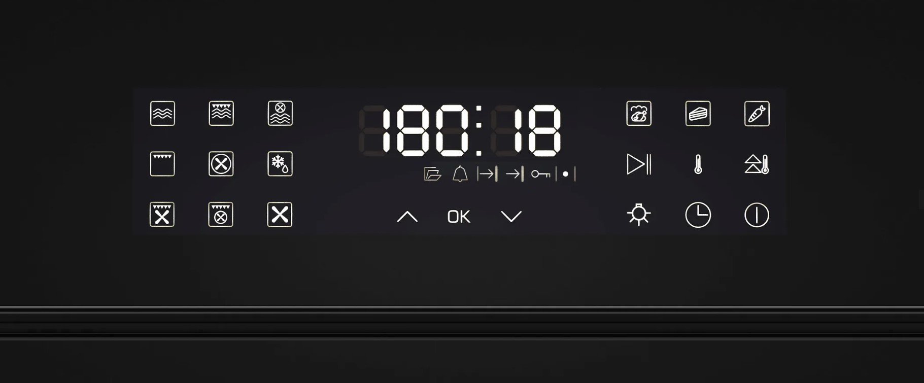 Духовой шкаф электрический MEFERI MEO609BK MICROWAVE