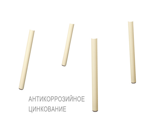 Каркас стула Sheffilton SHT-S424 артикул КС-232 ваниль (цинк) (+)