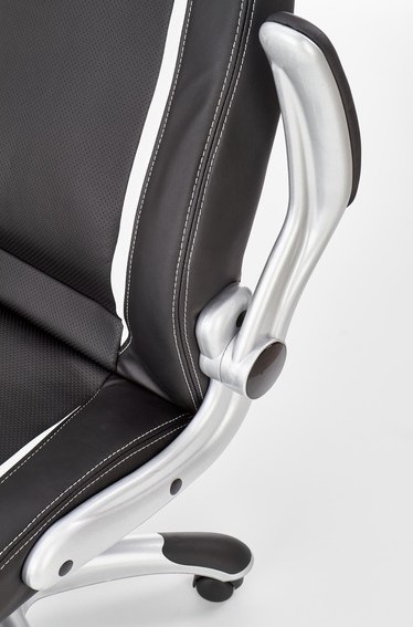 Кресло компьютерное HALMAR SATURN черный/серебристый