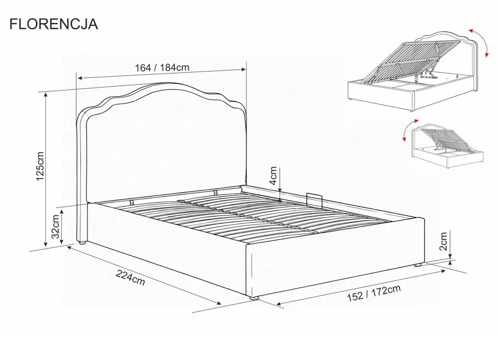 Кровать SIGNAL FLORENCJA Velvet Bluvel 40 темно-бежевый 160/200