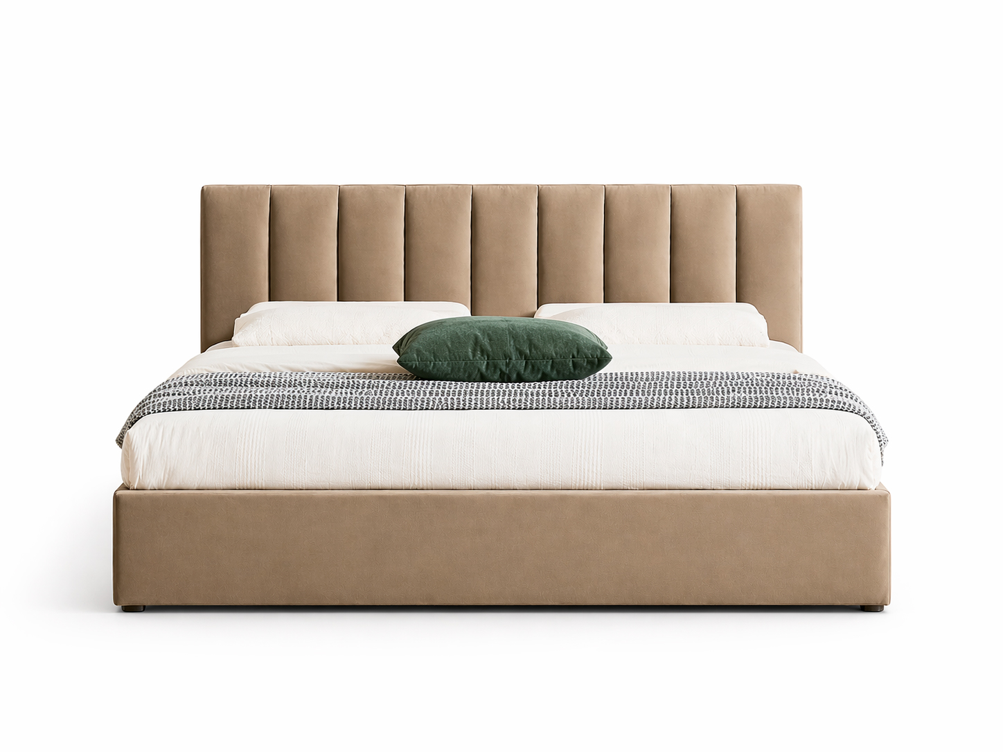 Кровать SIGNAL MONTREAL Velvet Bluvel 28 бежевый, 160/200