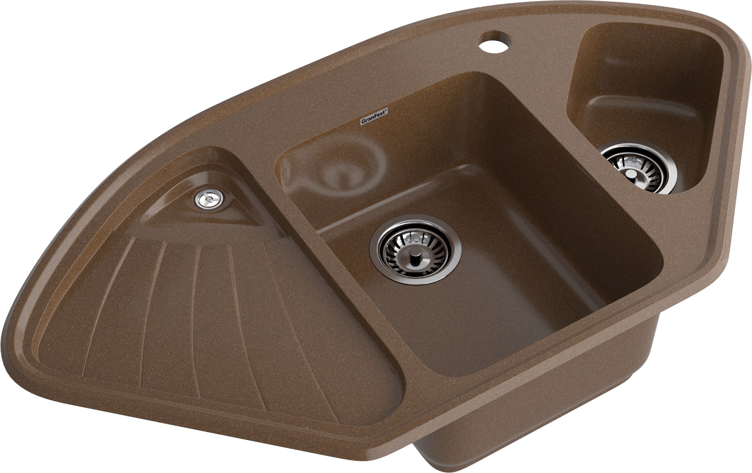 Кухонная мойка GRANFEST CORNER C-1040E терракот
