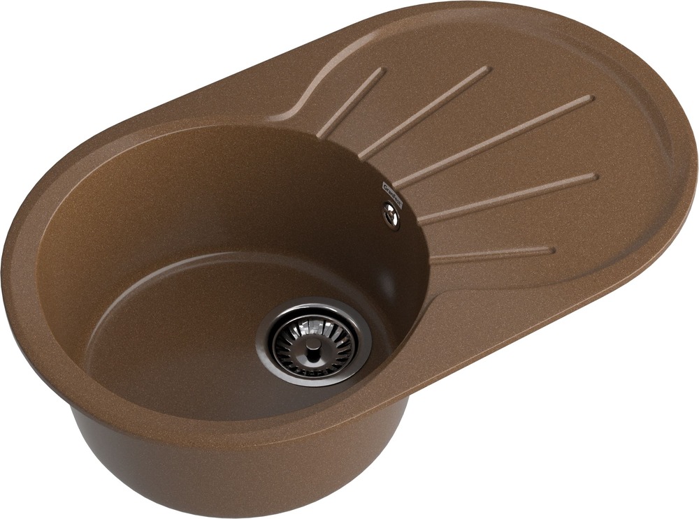 Кухонная мойка GRANFEST RONDO R-750L терракот