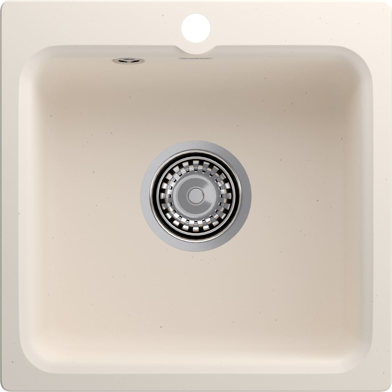 Кухонная мойка GRANFEST SMART SM-430 белый + сифон