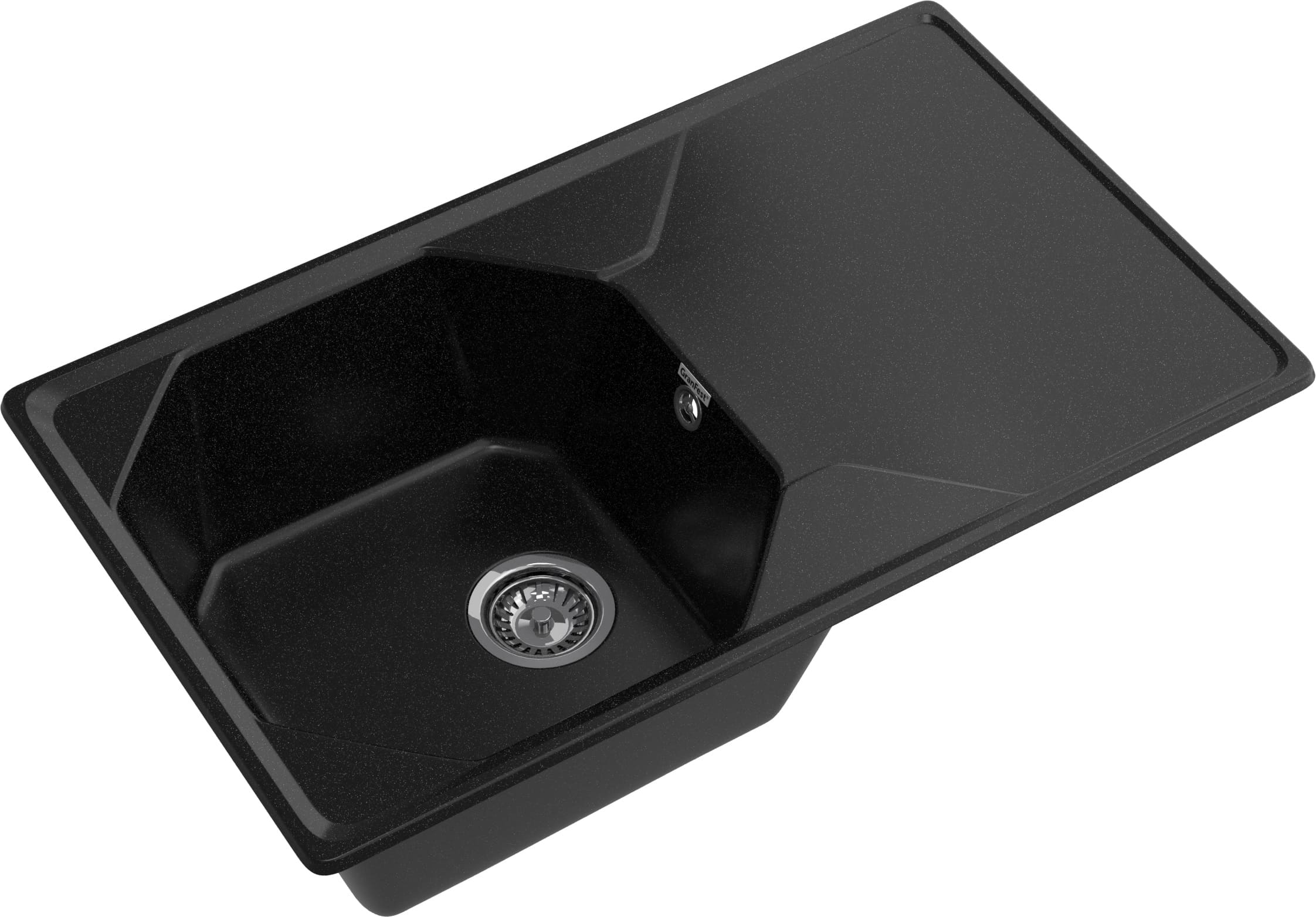 Кухонная мойка GRANFEST UNIQUE U-840L черный