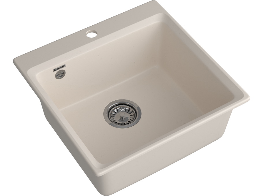 Кухонная мойка GRANFEST URBAN UR-351 белый