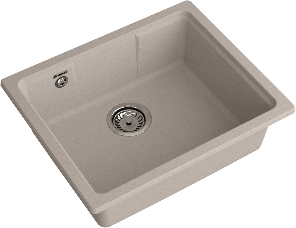 Кухонная мойка GRANFEST URBAN UR-4555 песочный