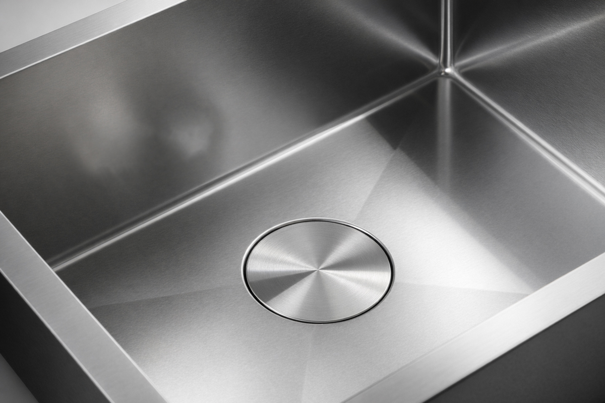 Кухонная мойка из нержавейки BLANTEK LS-5444S Brushed