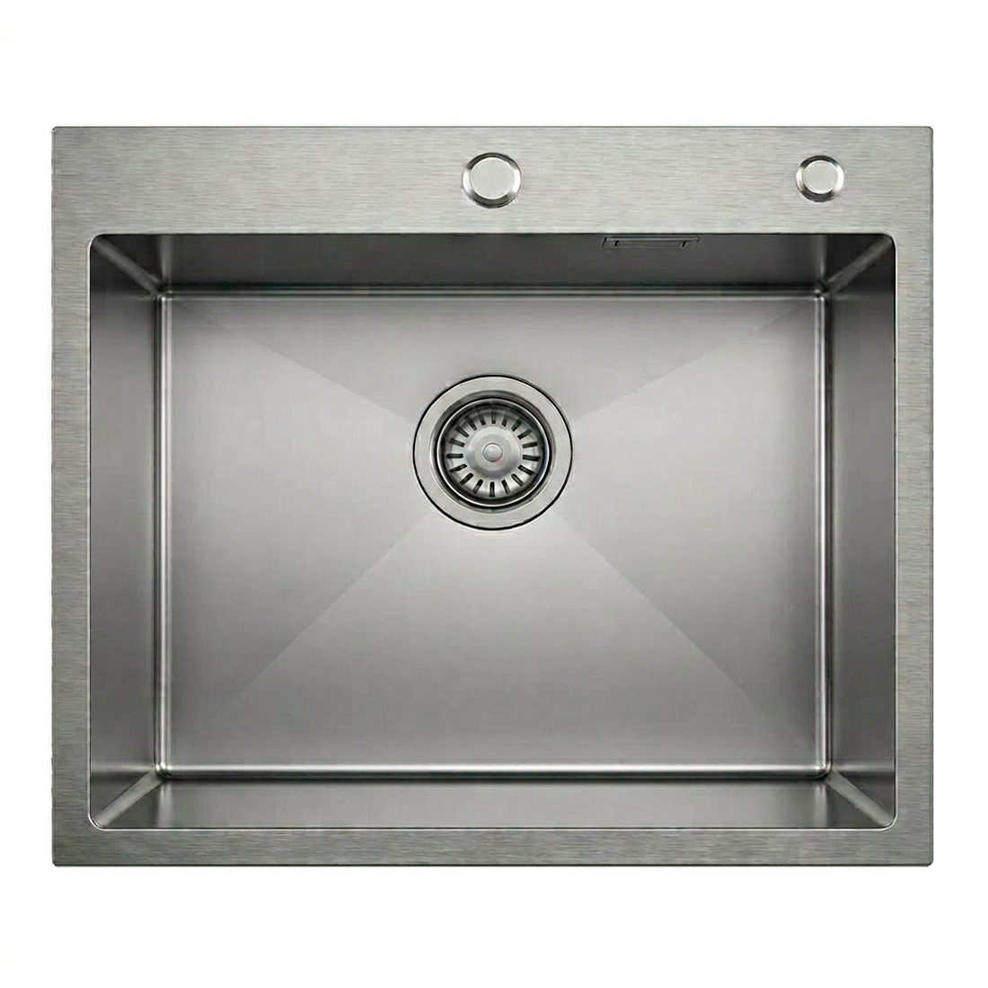 Кухонная мойка из нержавейки BLANTEK LS-5848S Brushed