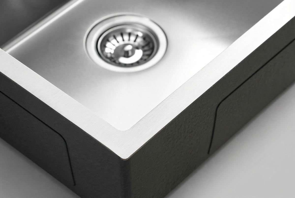 Кухонная мойка из нержавейки BLANTEK LS-5848ST Stone texture