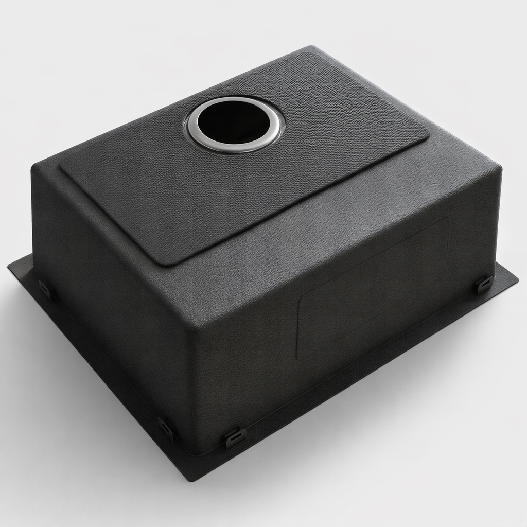 Кухонная мойка из нержавейки BLANTEK LS-5848ST Stone texture