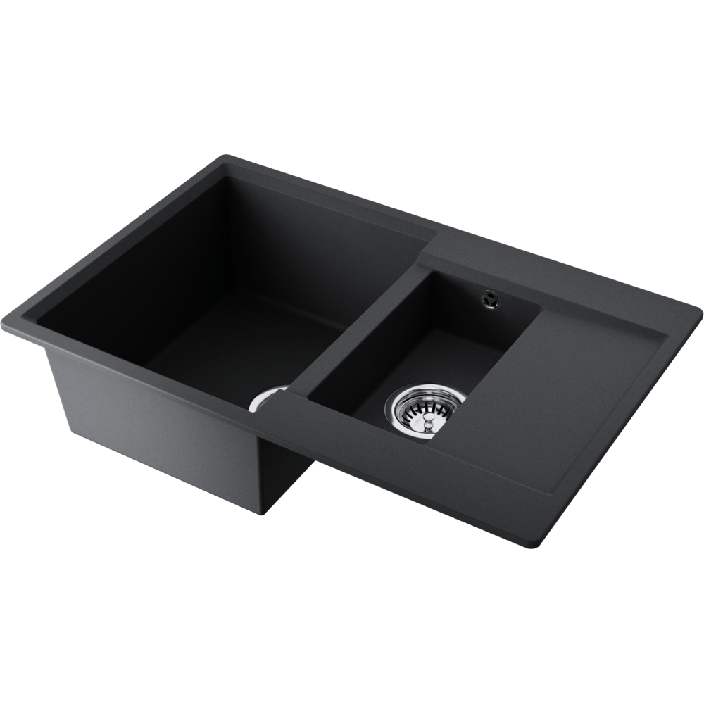 Кухонная мойка Omoikiri Daisen 78-2-BL Artgranit/черный