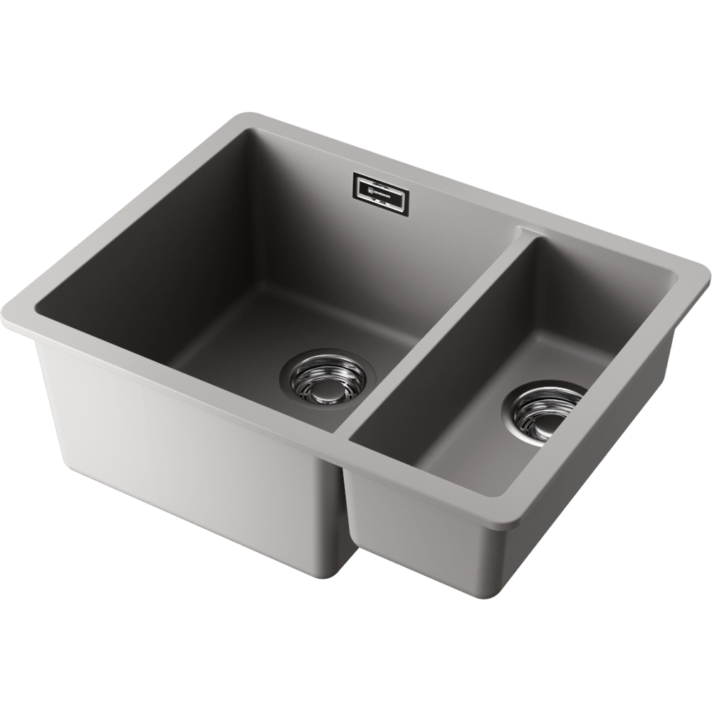 Кухонная мойка Omoikiri Kata 55-2-U-GR Artgranit/leningrad grey