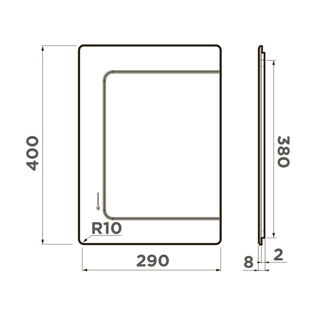 Разделочная доска Omoikiri CB-Basic-380-WD
