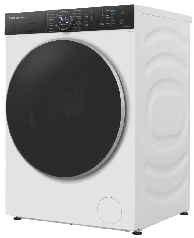 Стиральная машина MEFERI MFWD1071216WH COMFORT PLUS, с сушкой, инвертором и паром, отдельностоящая