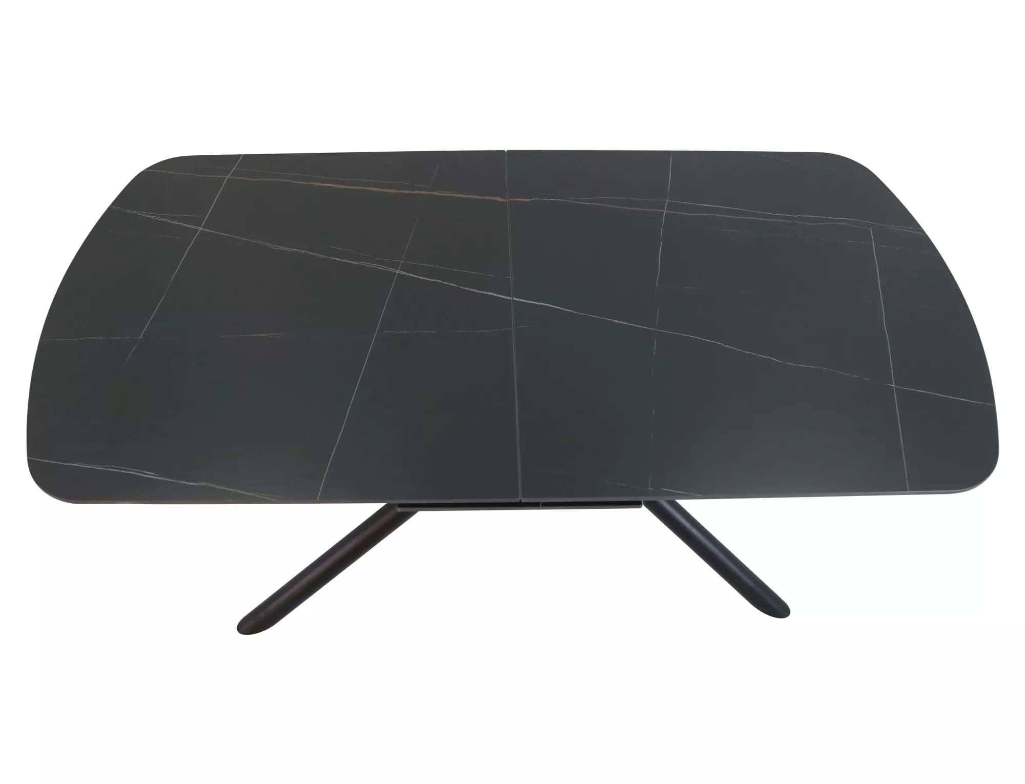 Стол обеденный SIGNAL VECTOR Ceramic черный/черный 160-200/90