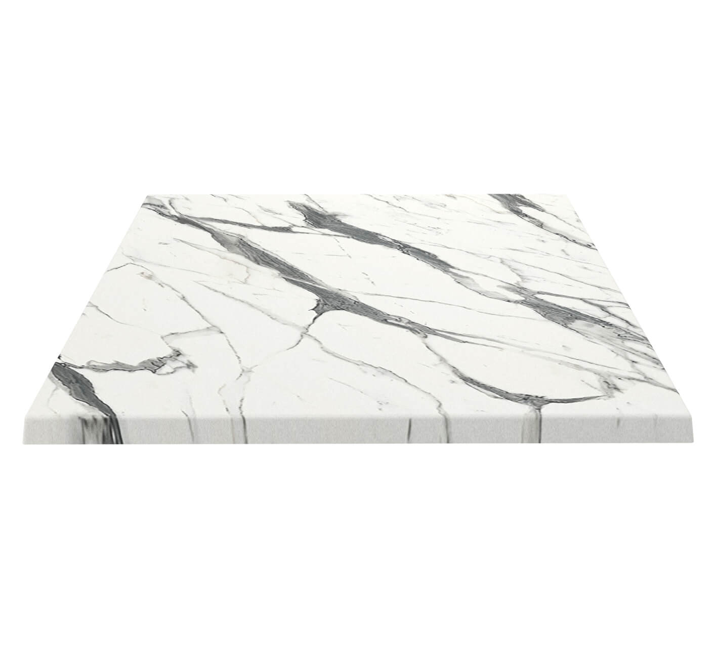 Столешница Sheffilton SHT-TT46 80/80 белый мрамор