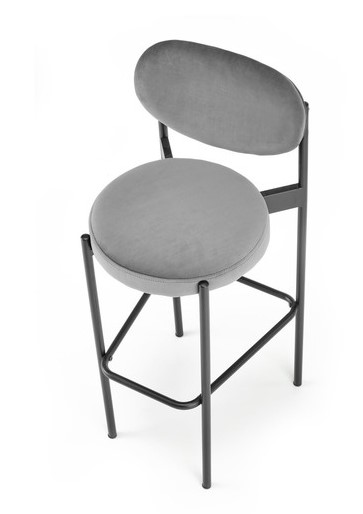 Стул барный HALMAR H108 серый