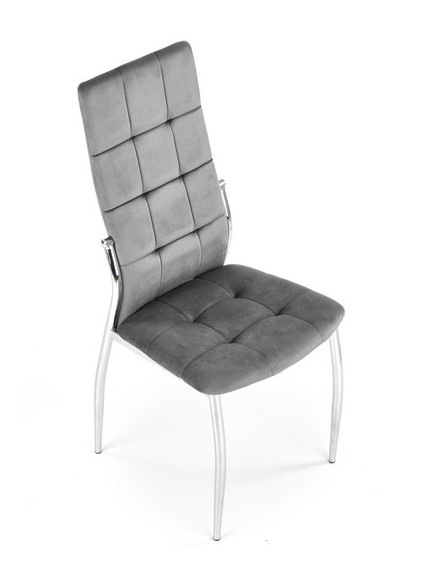 Стул HALMAR K416 серый/хром
