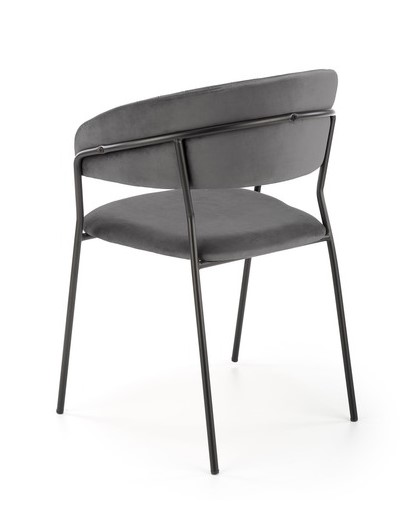 Стул HALMAR K426 серый/черный