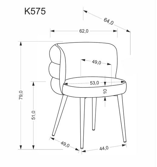 Стул HALMAR K575 оливковый/черный