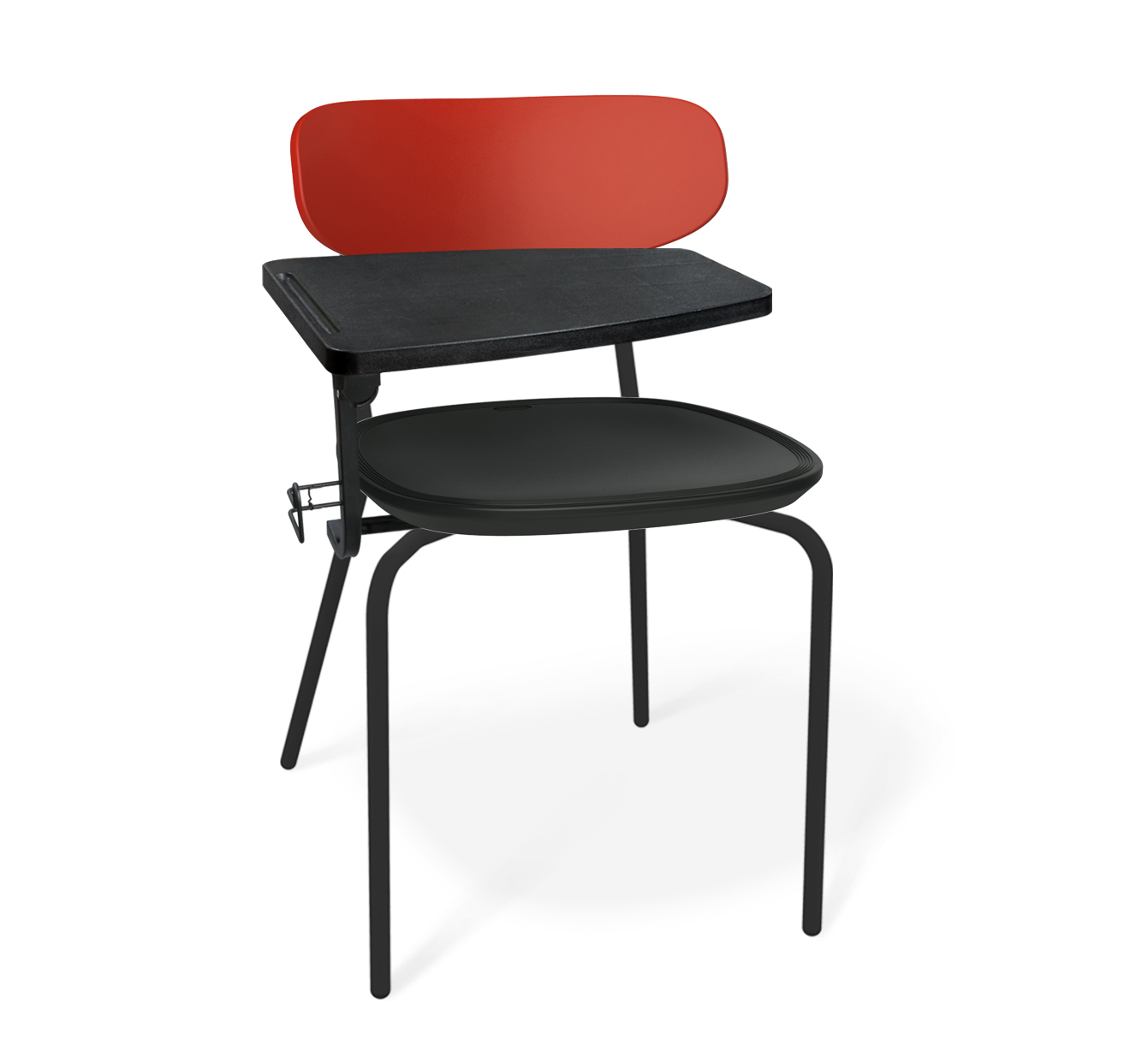 Стул Sheffilton SHT-S85М-RD-2 черный/красный/черный муар (с пюпитром)