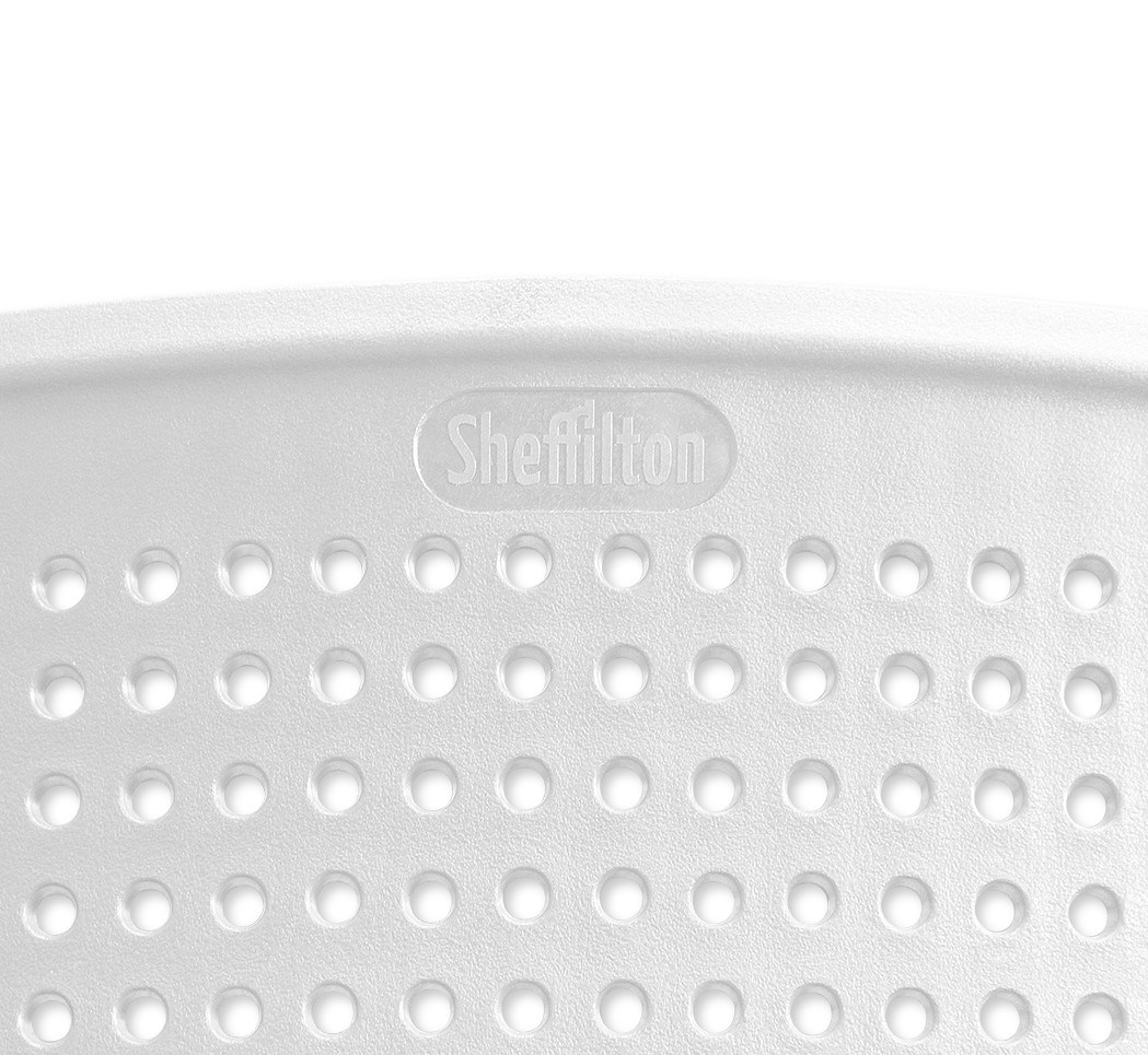 Стул Sheffilton SHT-S85PB-1 белый/белый/черный муар