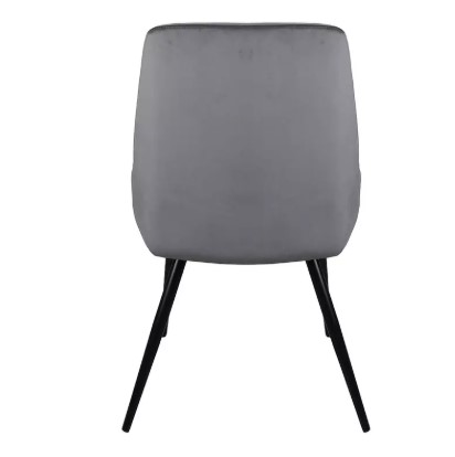 Стул SIGNAL COBE Velvet Bluvel 14 серый/черный