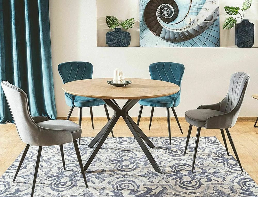 Стул SIGNAL LOTUS Velvet Bluvel 14 серый/черный