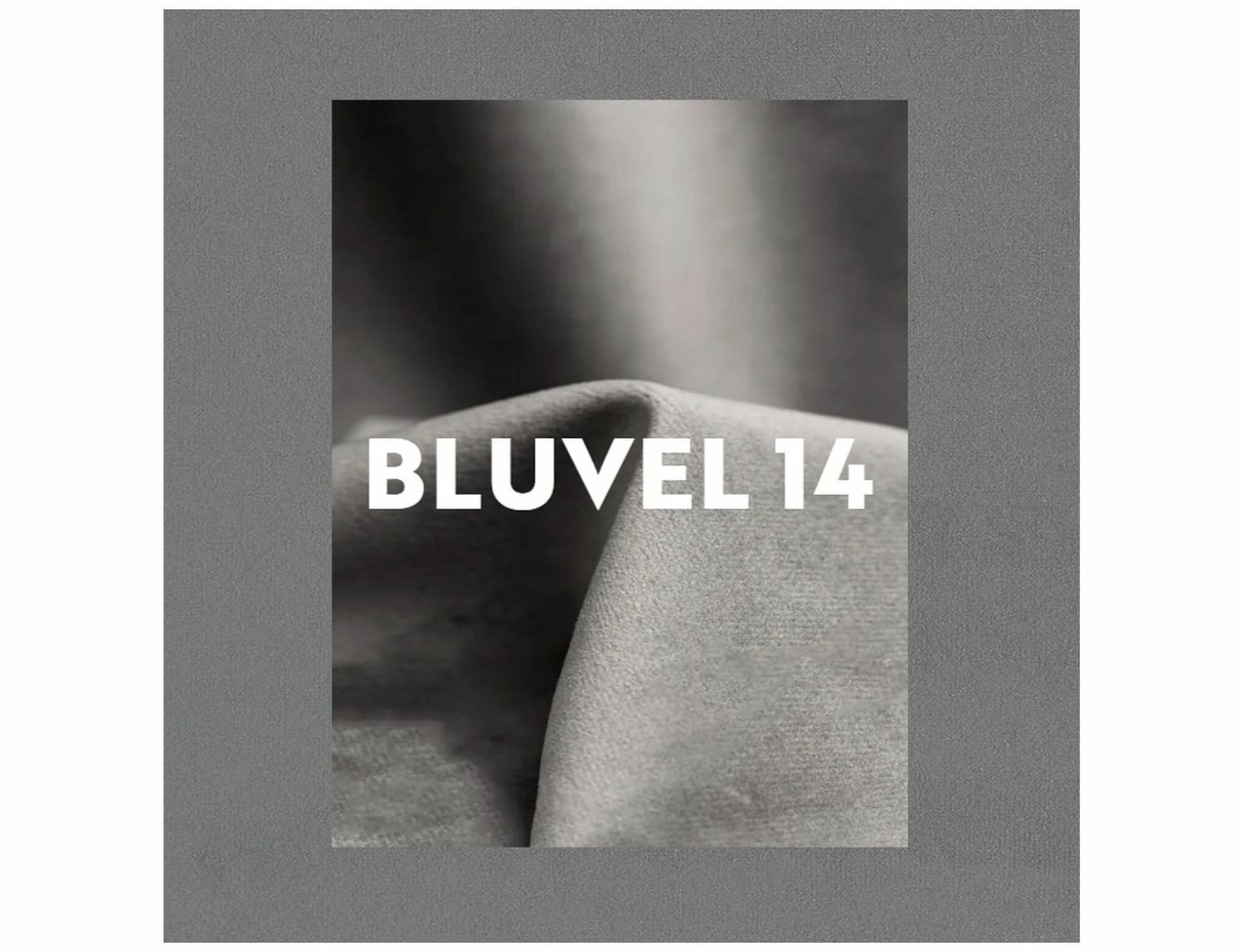 Стул SIGNAL NUVO Velvet Bluvel 14 серый/черный мат